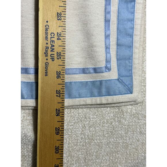 Nicoblue Womens Small Cream Blue 1/4 Zip Long Sleeve Pullover Casual Top Soft - Picture 7 of 10